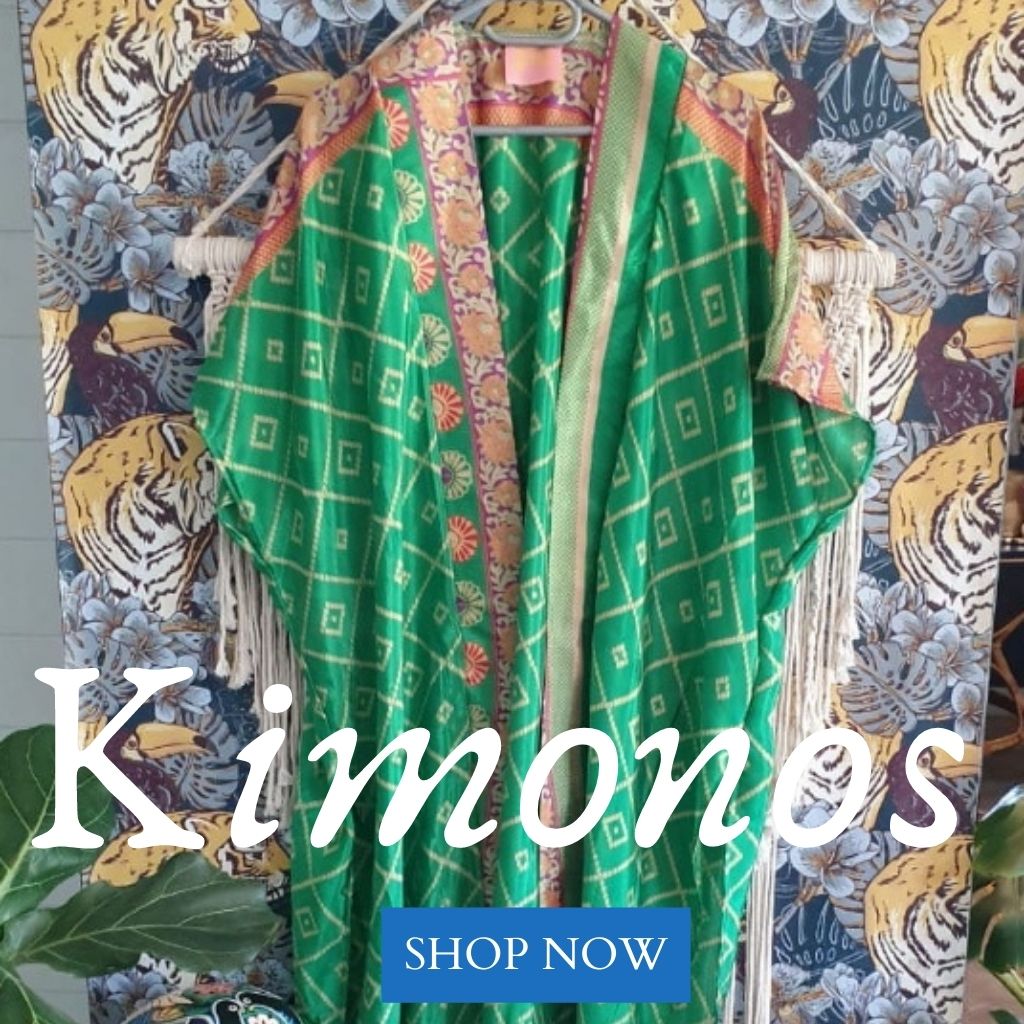 Beautiful, bespoke, authentic Kimonos & bohemian fashion