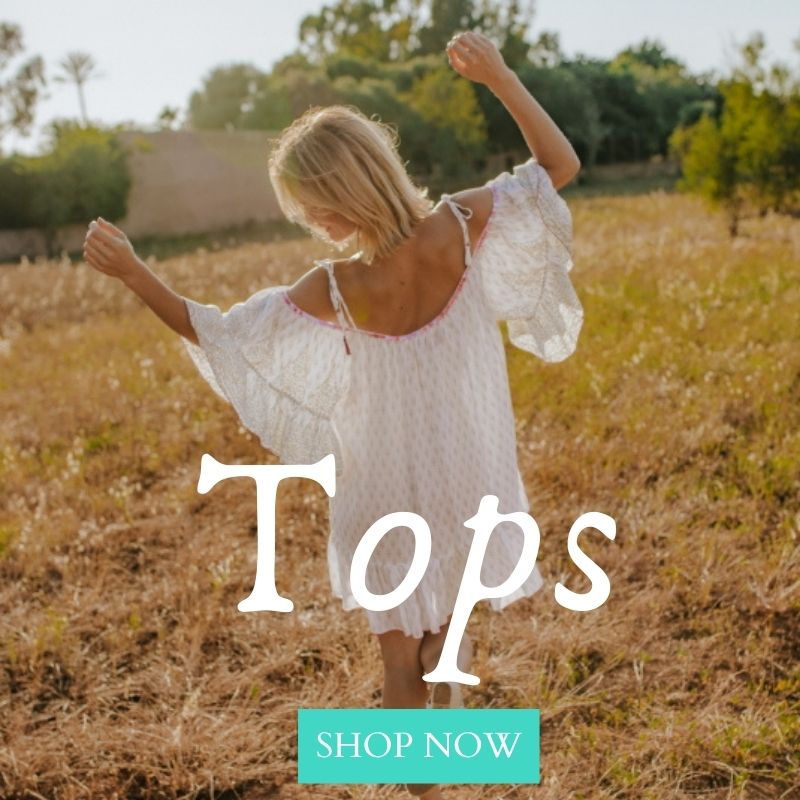Boho tops, conscious fashion, sustainable fashion, using the most natural materials, creating a unique bohemian high quality range