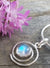Silver necklace with Moonstone pendant